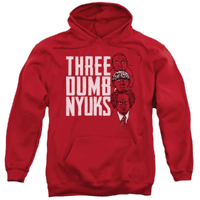 stylish pullover sweatshirtThe Three Stooges Three Dumb Nyuks Pullover Hoodie