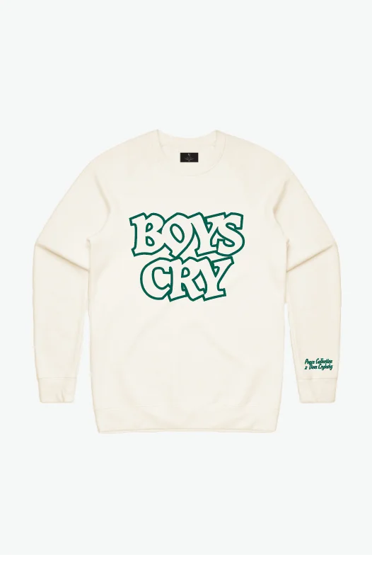 Boys Cry Crewneck - Natural