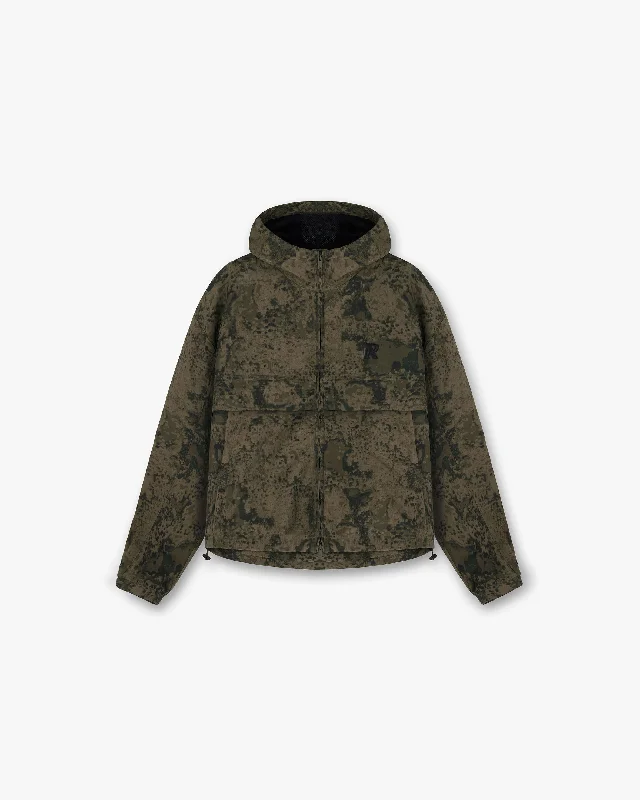 oversized trench coatHooded Track Jacket - Camo