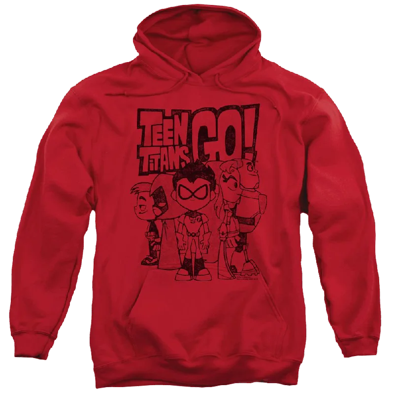 fashion hooded jacketTeen Titans Go Team Up Pullover Hoodie