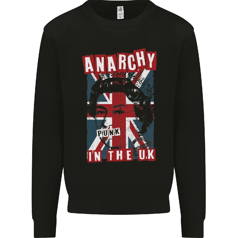 fitness lifestyle hoodieAnarchy in the UK Punk Music Rock Mens Sweatshirt Jumper