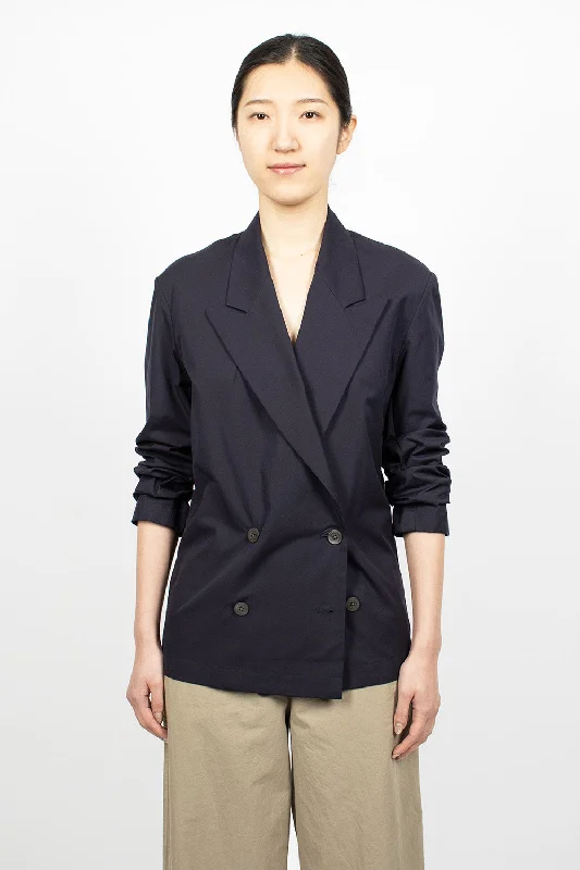 trendy puffer coatDouble Breasted Shirt Midnight