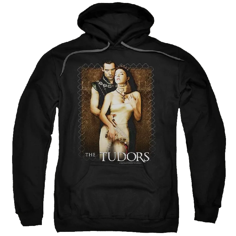 oversized hoodie with drawstringsThe Tudors Spilt Wine Pullover Hoodie