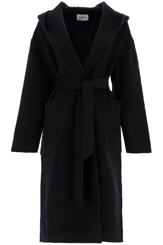 chic outerwearhooded coat fargo DS64F24 NOIR