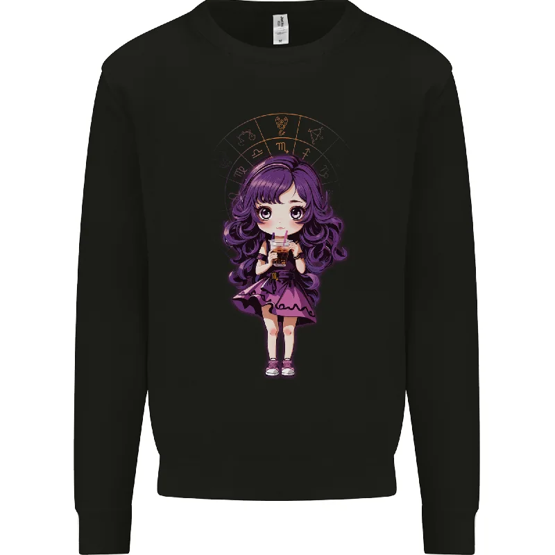 streetwear gym sweatshirtAnime Leo Chibi Mens Sweatshirt Jumper