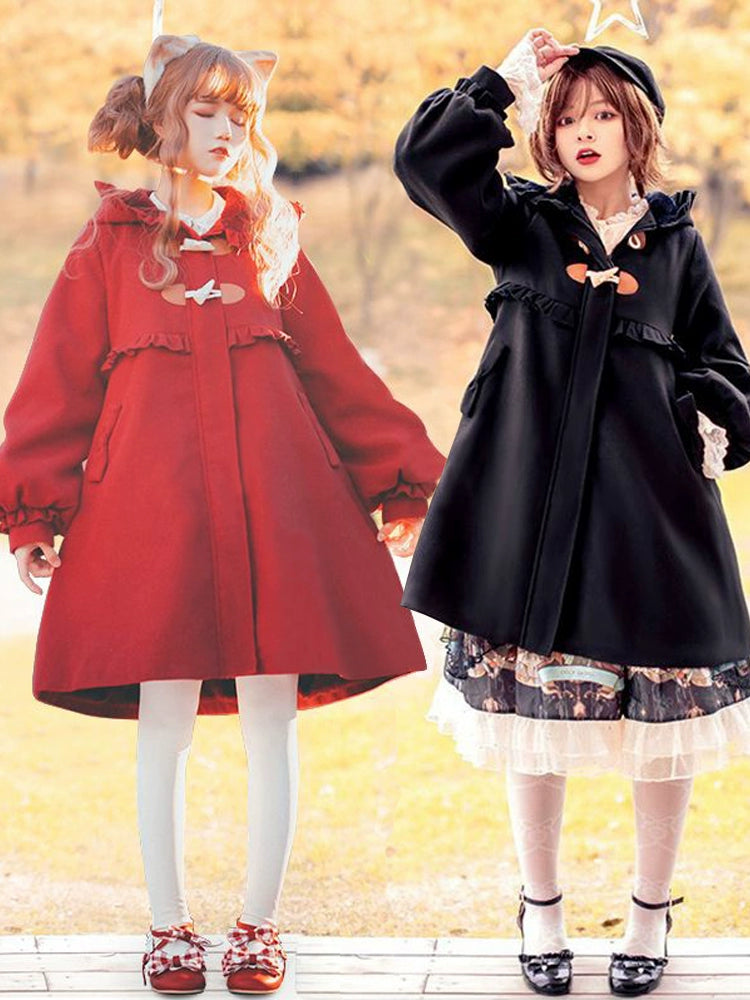 tailored coatFairy Cat~Sweet Lolita Coat Autumn and Winter Lolita Outwear