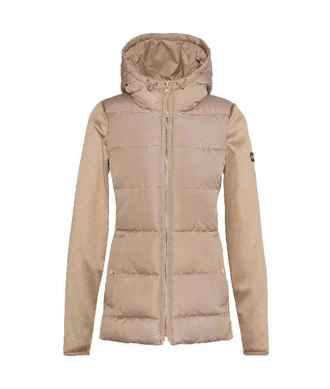 oversized puffer coatBondar Quilted Sweatshirt - Beige