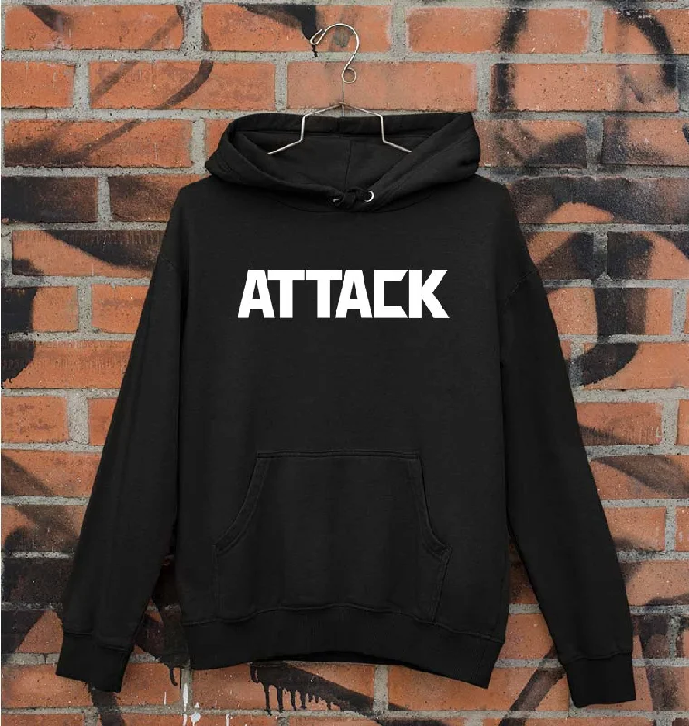 casual fit hoodieAttack Unisex Hoodie for Men/Women