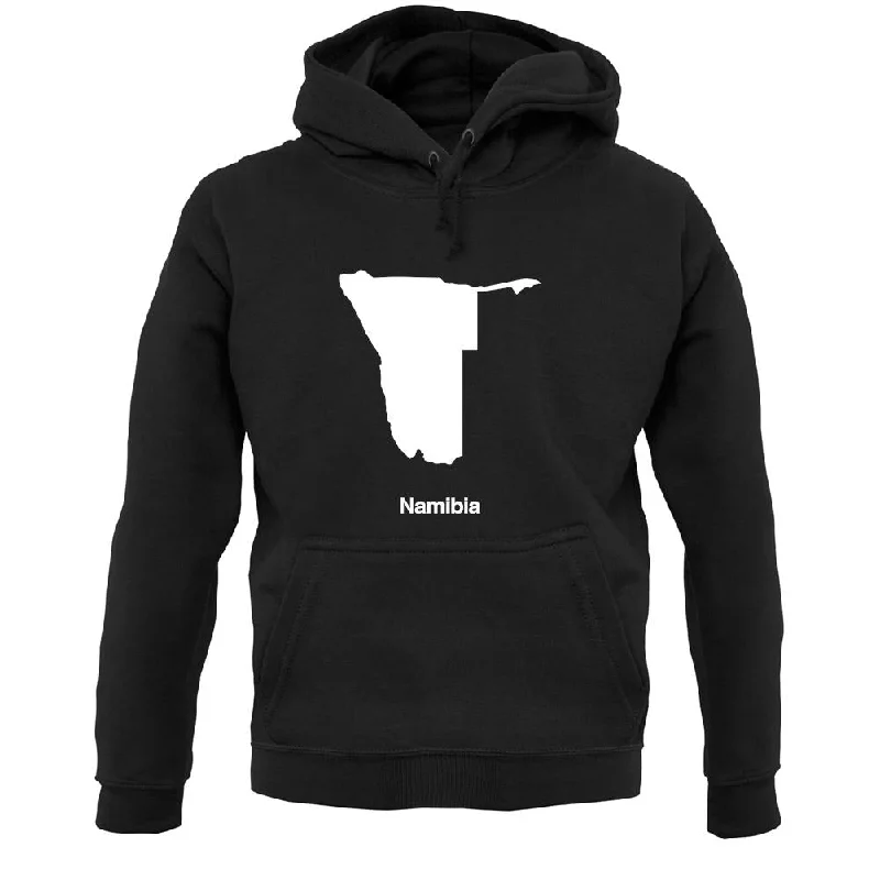 cozy hoodie for cold weatherNamibia Silhouette Unisex Hoodie