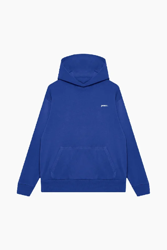 Peace Basics Heavyweight Hoodie - Strong Blue