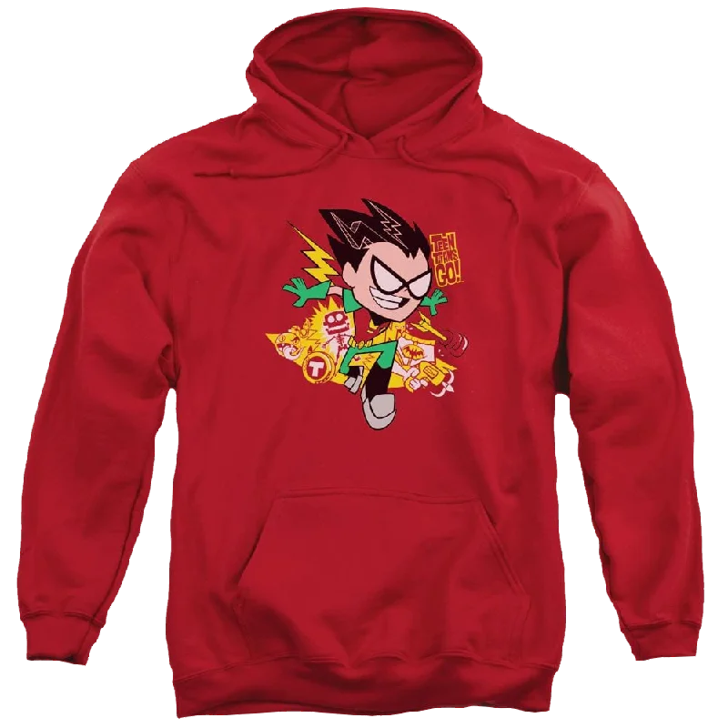 sporty hooded sweatshirtTeen Titans Go Robin Pullover Hoodie