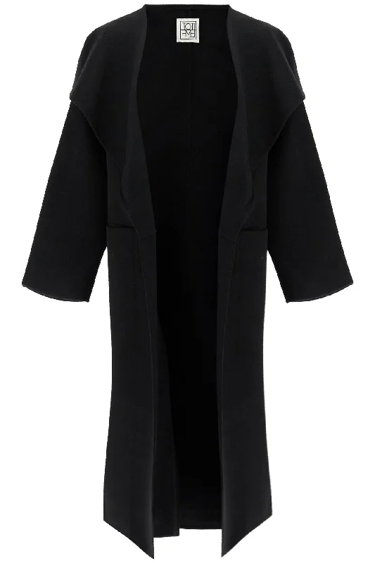 lightweight outerwearsignature wool-cashmere coat 211 110 717 BLACK