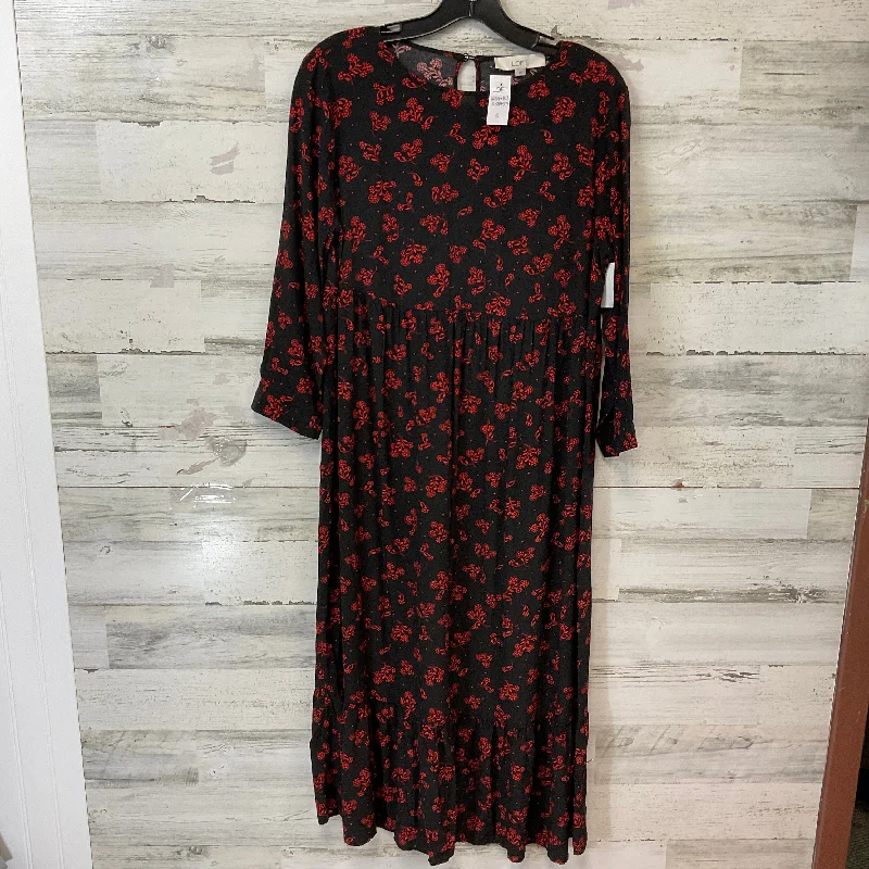 satin dressDress Casual Maxi By Loft In Black, Size: S