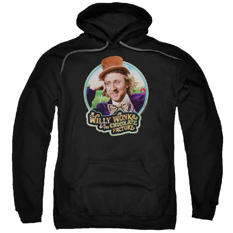 sleek zip-up hoodieWilly Wonka & the Chocolate Factory Its Scrumdiddlyumptious Pullover Hoodie