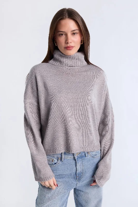 Relaxed Turtleneck Sweater