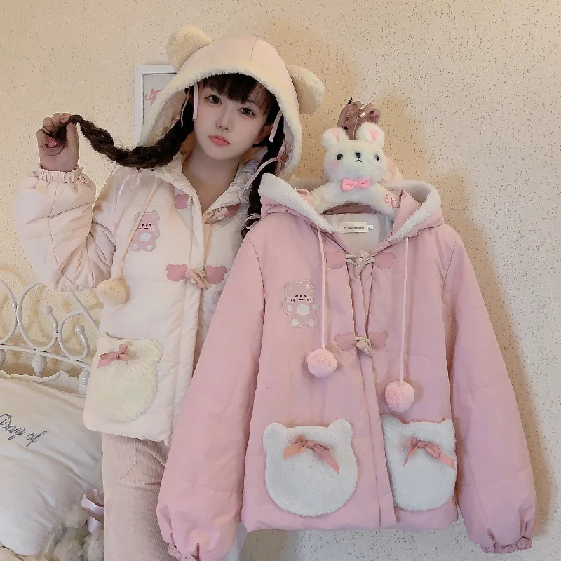 high-quality coatSissy the shepherd~Bear Pupu~Winter Lolita Padded Coat Cute Lolita coat