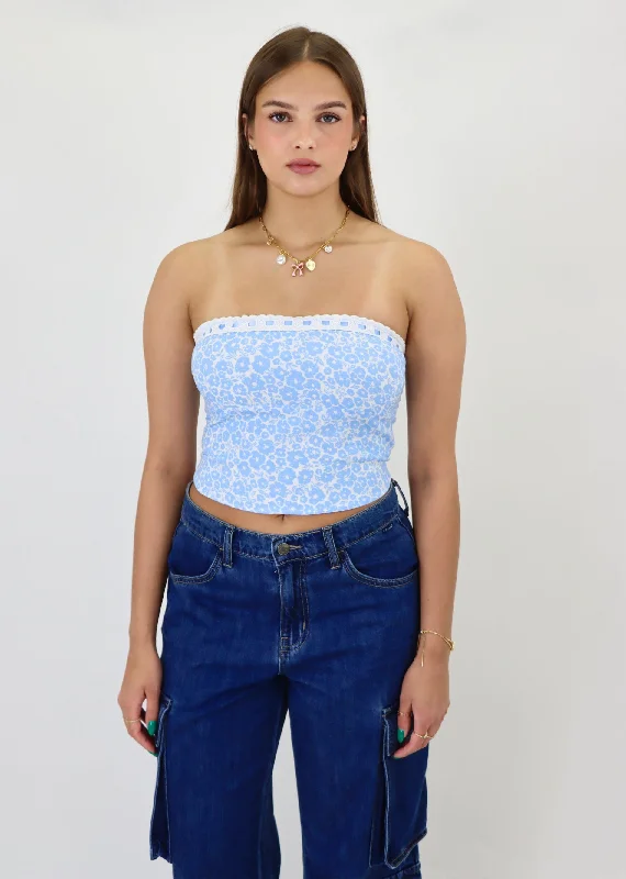 oversized coatDitsy Tube Top ★ Blue Floral