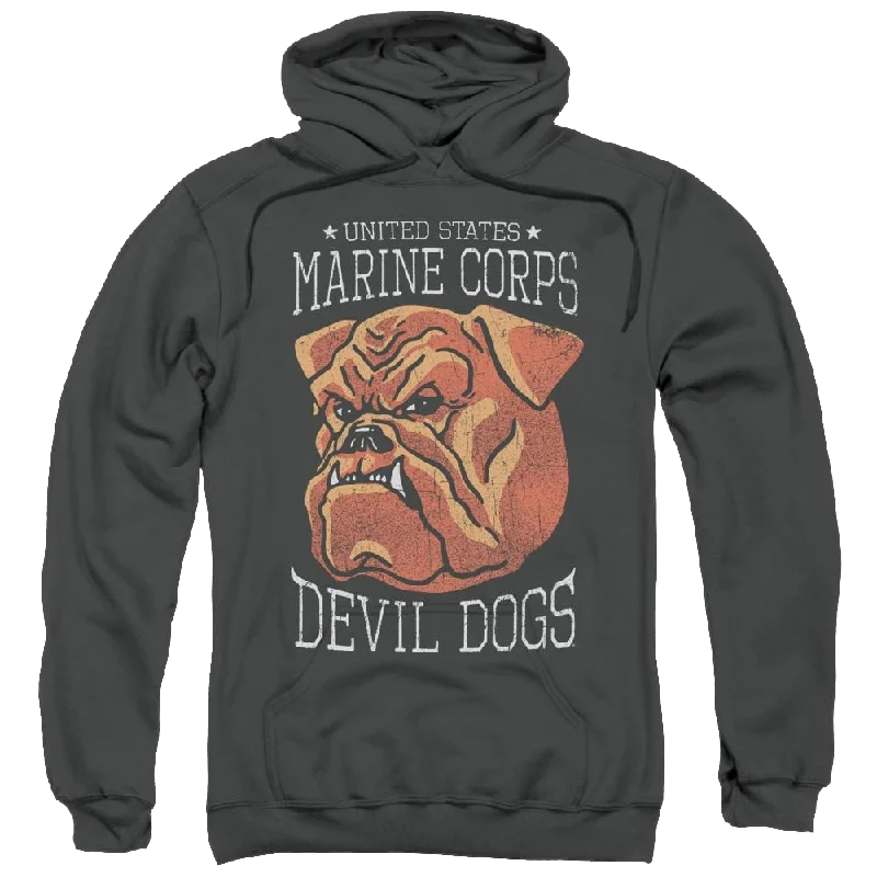 sporty hoodieU.S. Marine Corps Devil Dogs Pullover Hoodie