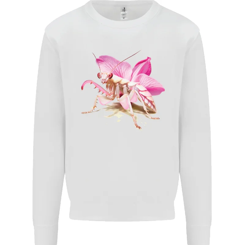 comfy workout wear hoodieAn Orchid Mantis Mens Sweatshirt Jumper