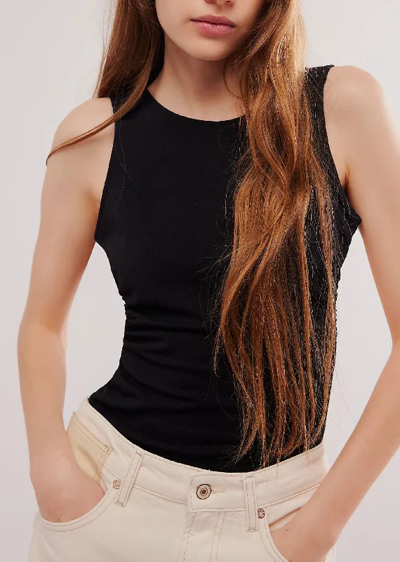 sporty jacketFree People Wear It Out Backless Cami ★ Black