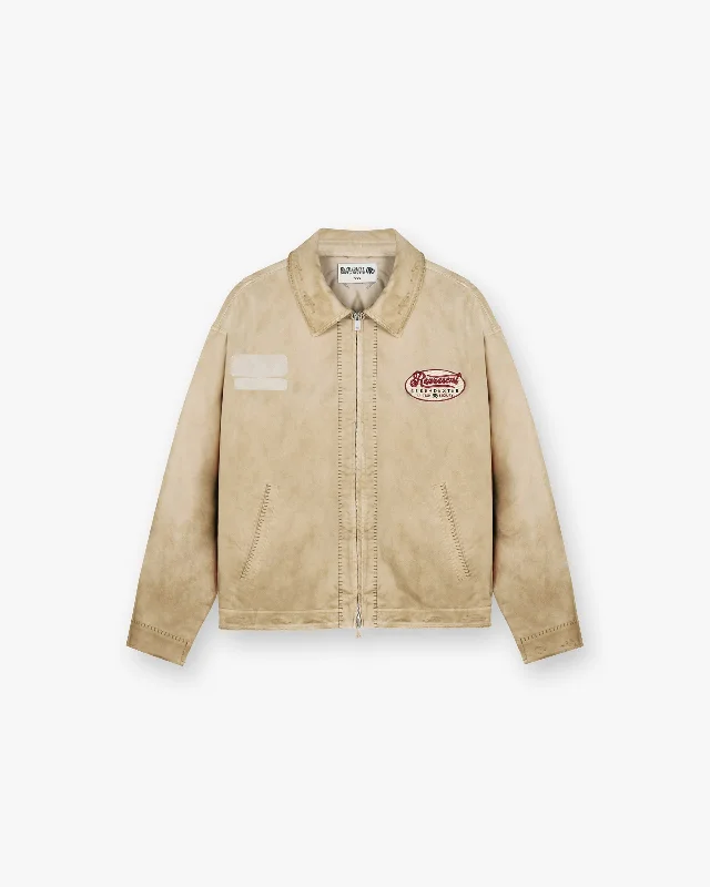 insulated trench coatRepresent X Duke + Dexter Multi Patch Carpenter Jacket - Sand