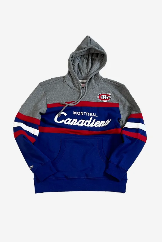 Montreal Canadiens Head Coach Hoodie - Royal Blue/Grey