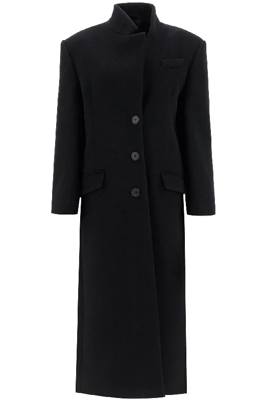 high-fashion coatlong woolen cloth coat 250WCC00081WWV058AA BLACK