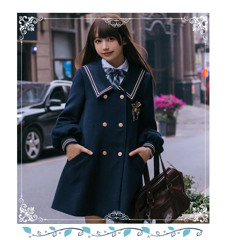 fashionable quilted coatEieyomi~Lolita Velvet Padded JK Coat