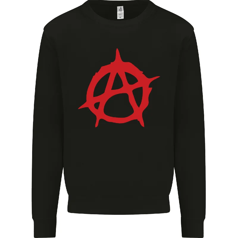 stylish training hoodieAnarchist Anarchism Logo Symbol Activist Mens Sweatshirt Jumper